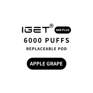IGET Bar Plus Pod 2.0 6000 Puffs - Apple Grape