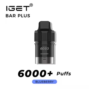 Blueberry IGET Bar Plus Pod 6000 Puffs