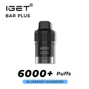 Blueberry Raspberry IGET Bar Plus Pod 6000 Puffs