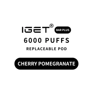IGET Bar Plus Pod 2.0 6000 Puffs - Cherry Pomegranate