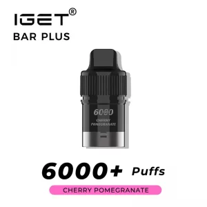 Cherry Pomegranate IGET Bar Plus Pod 6000 Puffs