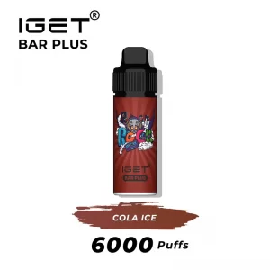 cola ice iget bar plus 6000 puffs
