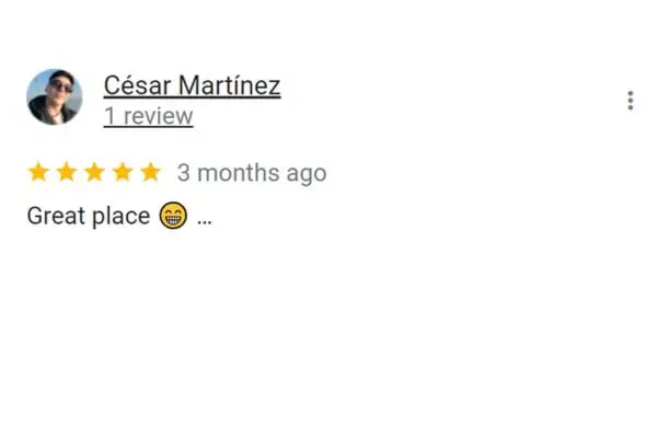 Customer Reviews: César Martínez