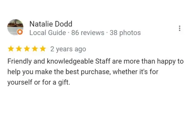 Customer Review: Natalie Dodd