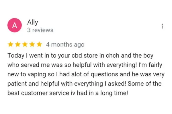 Customer Review Of Ally
