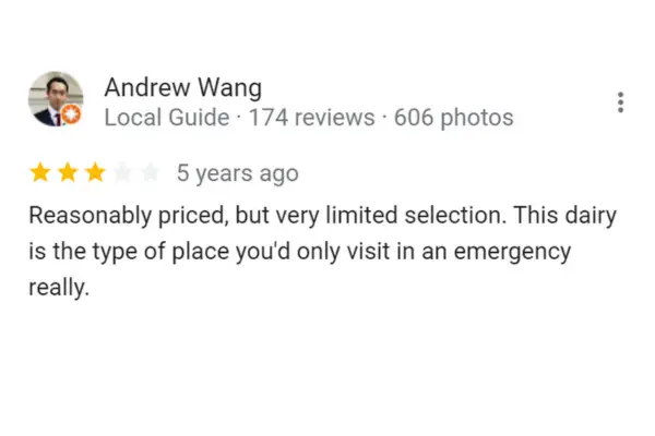 Customer Review Of Andrew Wang