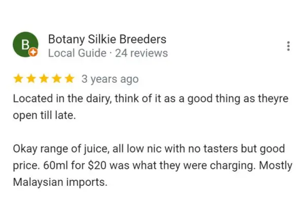 Customer Review Of Botany Silkie Breeders