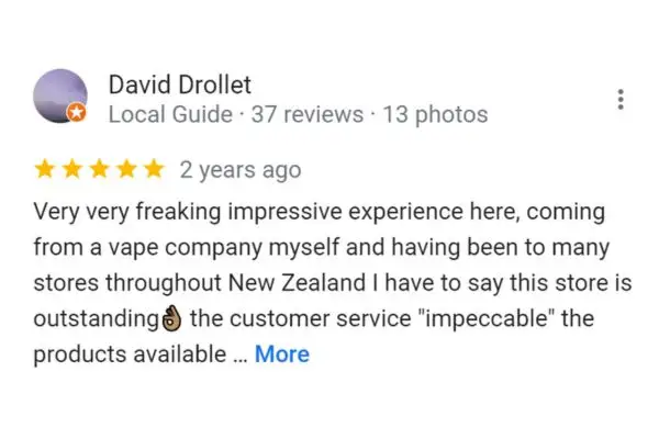 Customer Review of David Drollet