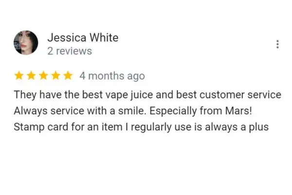 Customer Review Of Jessica White