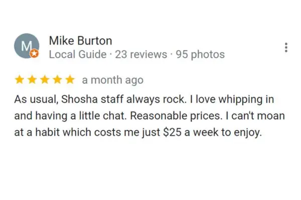 Customer Review Of Mike Burton