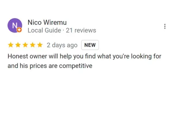 Customer Review Of Nico Wiremu