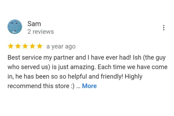 Customer Review of Sam