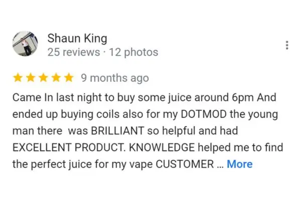 Customer Review Of Shaun King