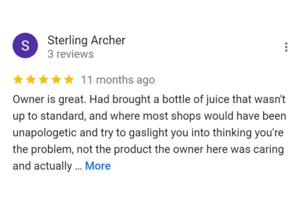 Customer Review Of Sterling Archer