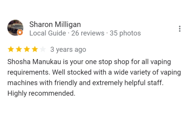 Customer Review Sharon Milligan