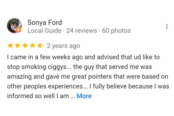 Customer Review: Sonya Ford
