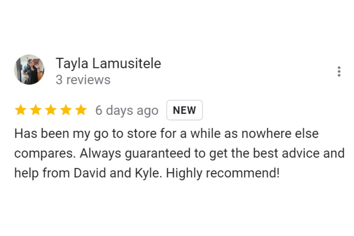 Customer Review Tayla Lamusitele