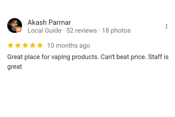 Customer Reviews Akash Parmar