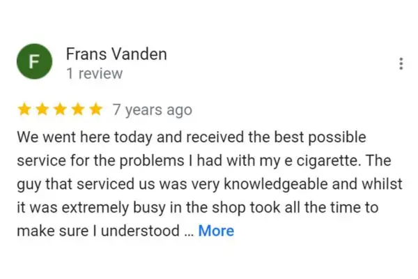 Customer Reviews: Frans Vanden