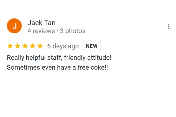 Customer Reviews Jack Tan