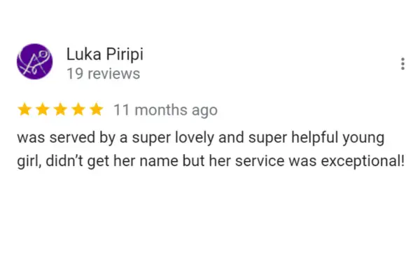 Customer Reviews Luka Piripi