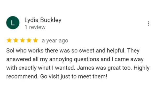 Customer Reviews Lydia Buckley