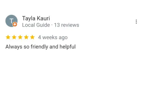 Customer Reviews: Tayla Kauri