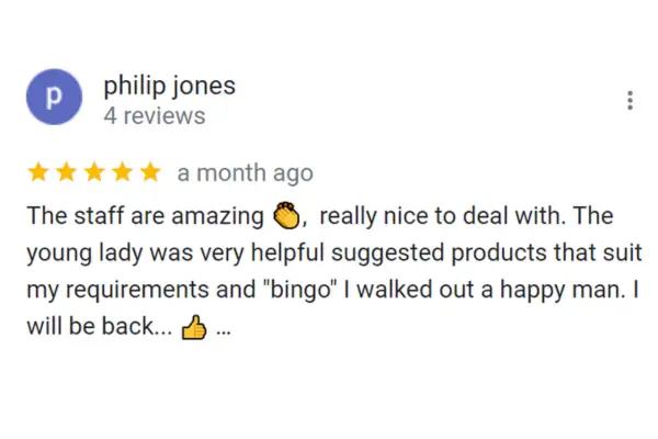 Customer Reviews Philip Jones