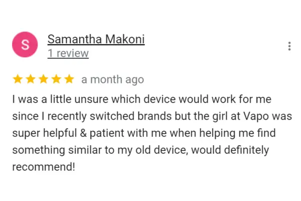 Customer Reviews Samantha Makoni
