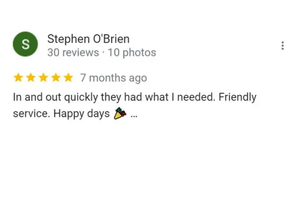 Customer Reviews Stephen O'Brien