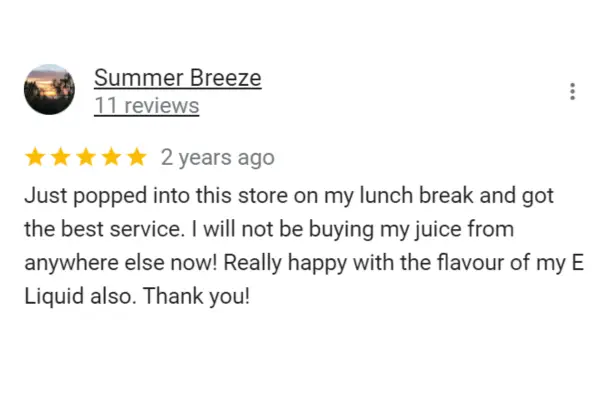 Customer Reviews Summer Breeze