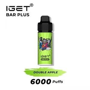 double apple iget bar plus 6000 puffs