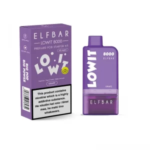 ELF BAR Lowit 8000 Starter Kit - Grape