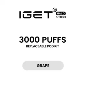 Grape - IGET Halo Kit 3000 Puffs