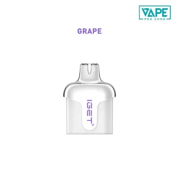 Grape - IGET Halo Prefilled Pod 3000 Puffs 