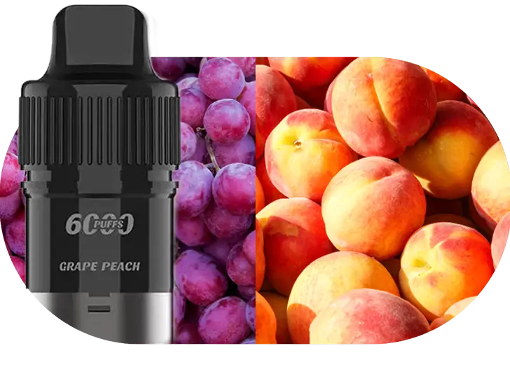 Grape Peach IGET Bar Plus Pod Hot Sale