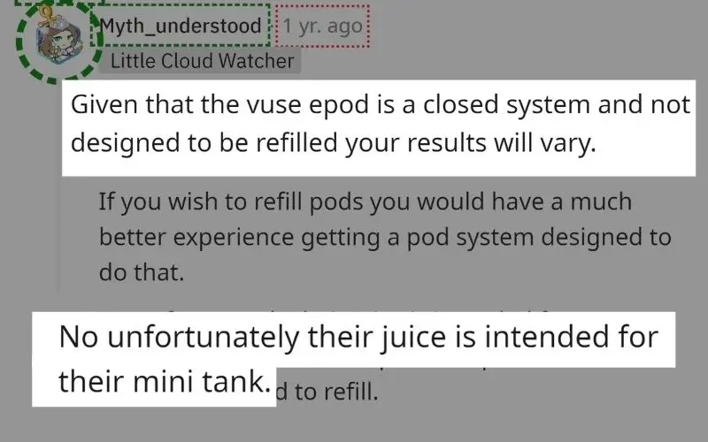 How to Refill a Vuse Pod Reddit Former