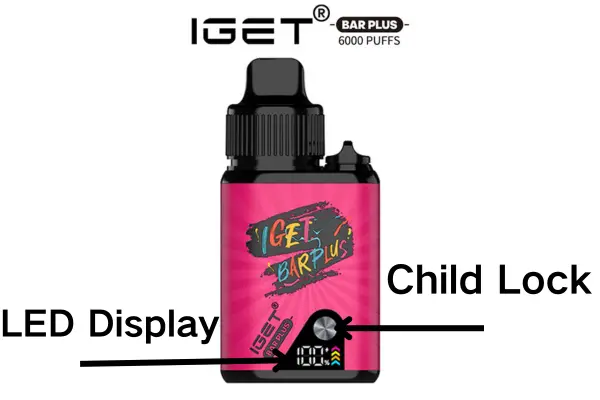IGET Bar Plus Child Lock And LED Display