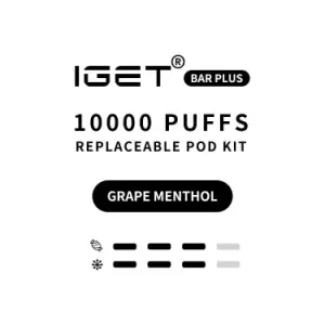 IGET Bar Plus Kit 3.0 10000 Puffs- Grape Menthol