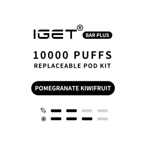 IGET Bar Plus Kit 3.0 10000 Puffs - Pomegranate Kiwifruit