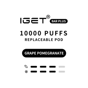 IGET Bar Plus Pod 3.0 10000 Puffs- Grape Pomegranate
