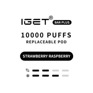 IGET Bar Plus Pod 3.0 10000 Puffs - Strawberry Raspberry