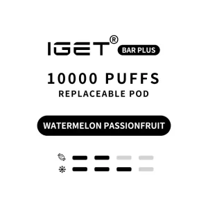IGET Bar Plus Pod 3.0 10000 Puffs - Watermelon Passionfruit