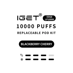 Blackberry Cherry - IGET EDGE Kit 10000 Puffs