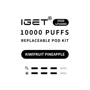 Kiwifruit Pineapple – IGET EDGE Kit 10000 Puffs