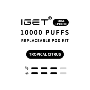 Tropical Citrus - IGET EDGE Kit 10000 Puffs