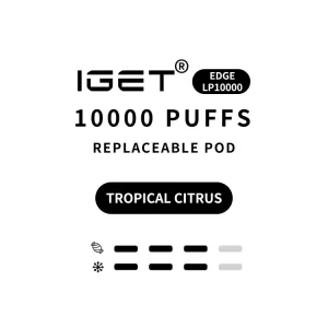 Tropical Citrus - IGET EDGE Pod 10000 Puffs