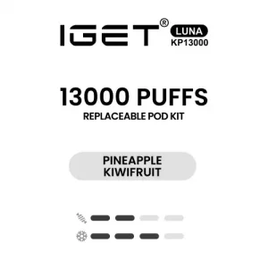 IGET LUNA KP13000 KIT - Pineapple Kiwifruit