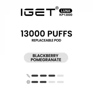 IGET LUNA KP13000 Pod - Blackberry Pomegranate