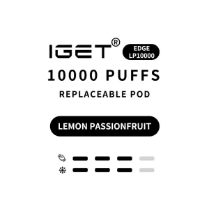 Lemon Passionfruit - IGET EDGE Pod 10000 Puffs